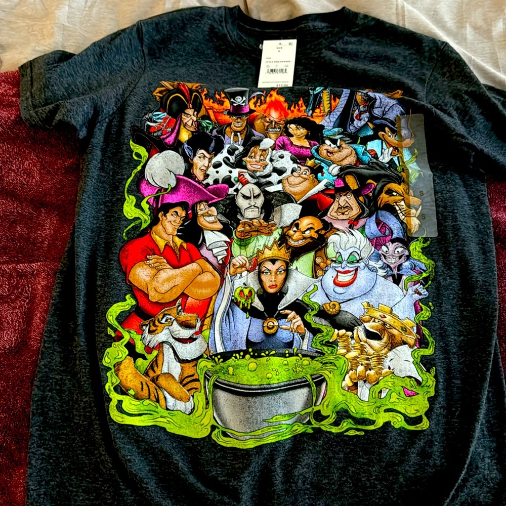 Brand new size small Disney villain shirt